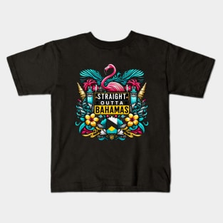 Straight Outta Bahamas Kids T-Shirt